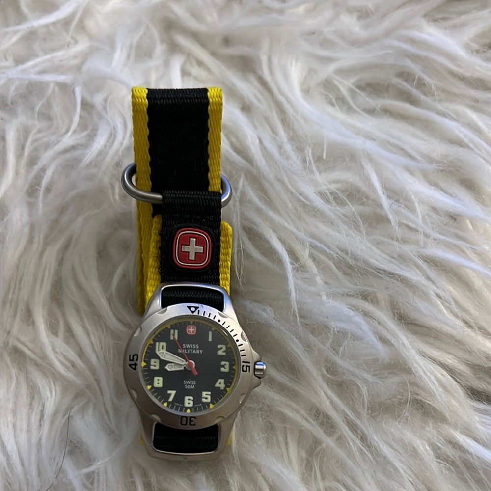 SOLD- Black and Yellow Watch